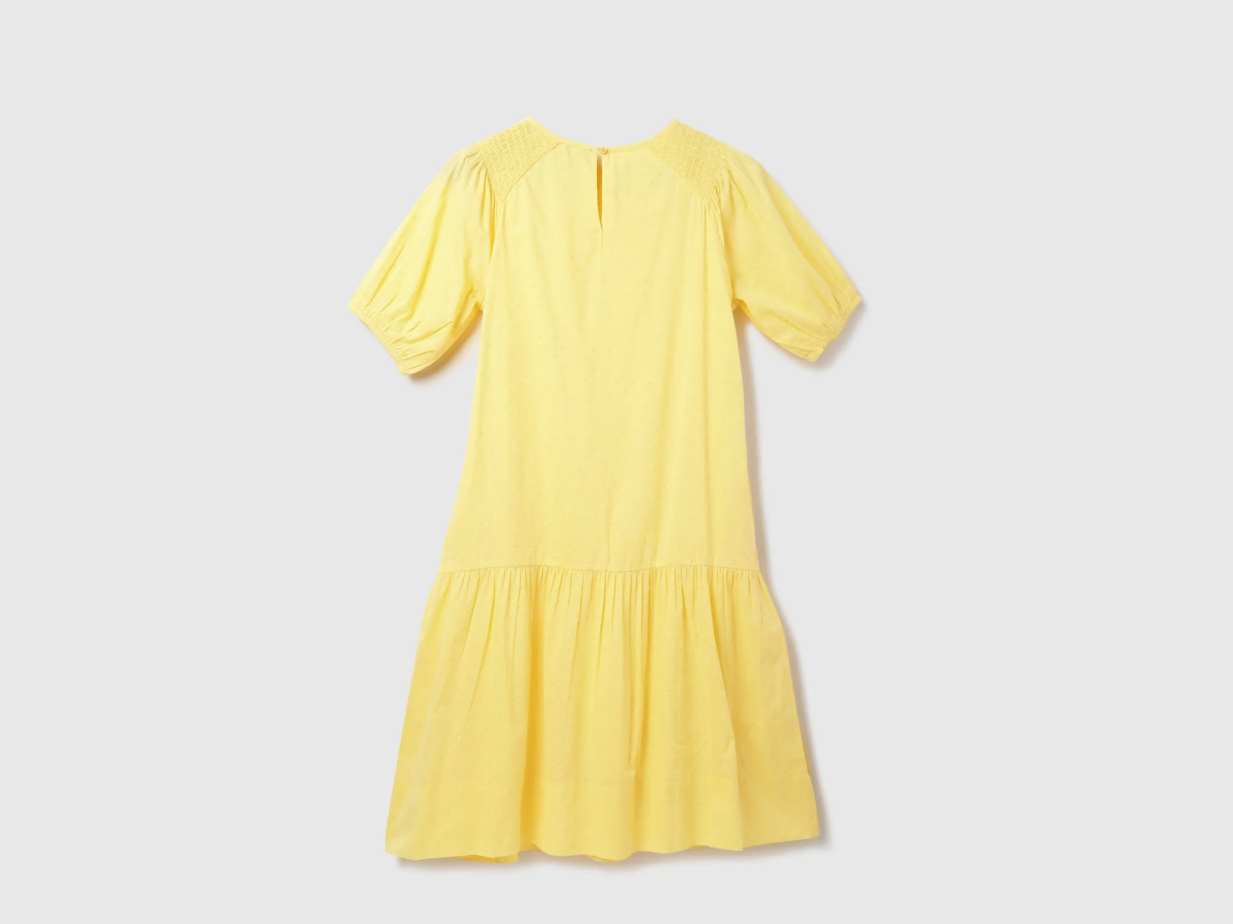 Cotton Solid Round Neck Women Dresses