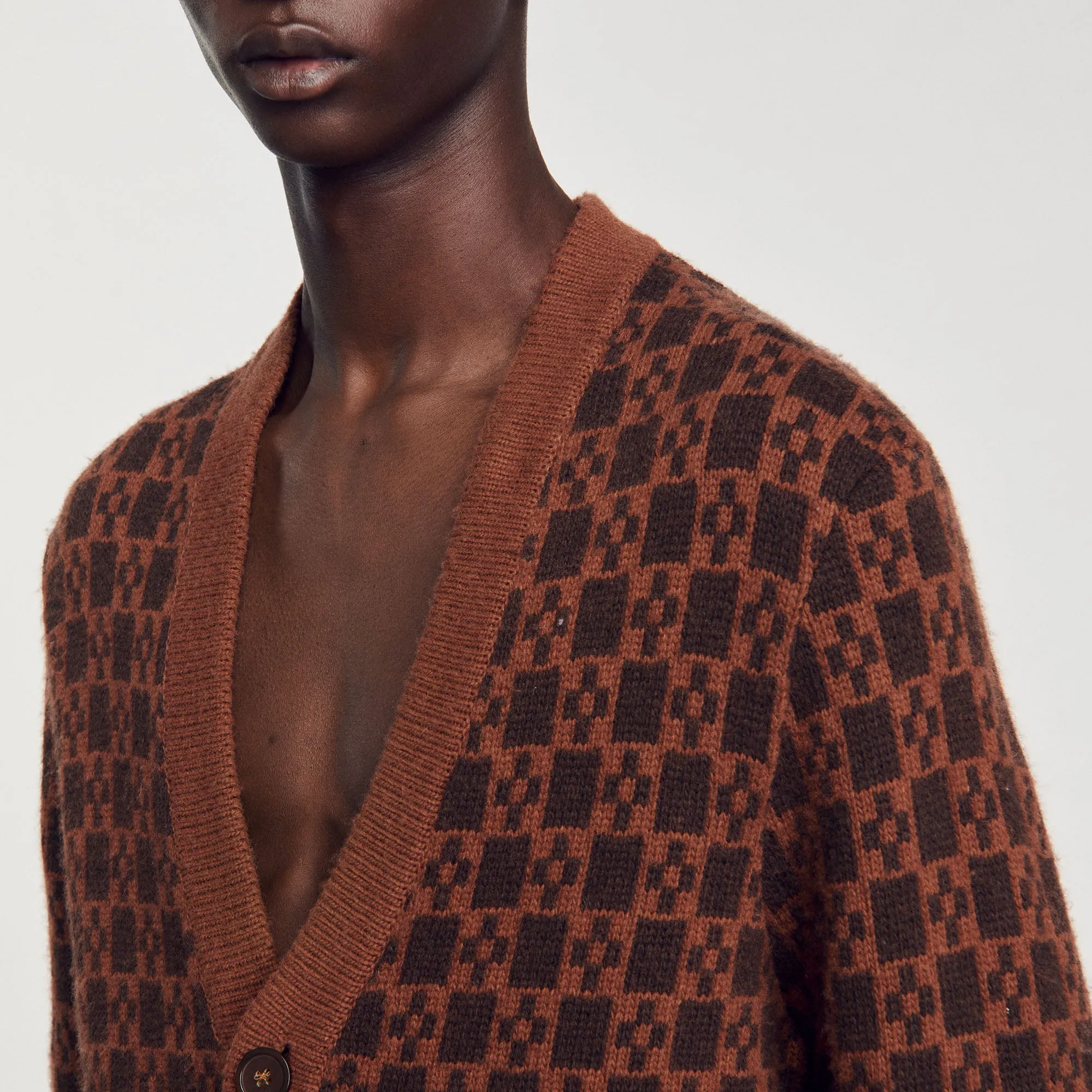 Cross Cardigan Cross Cardigan Cognac