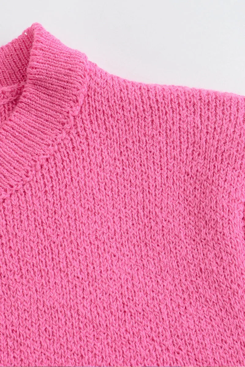 CS3382 Knitted Short Cardigan Outerwear