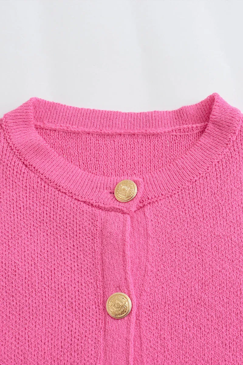 CS3382 Knitted Short Cardigan Outerwear