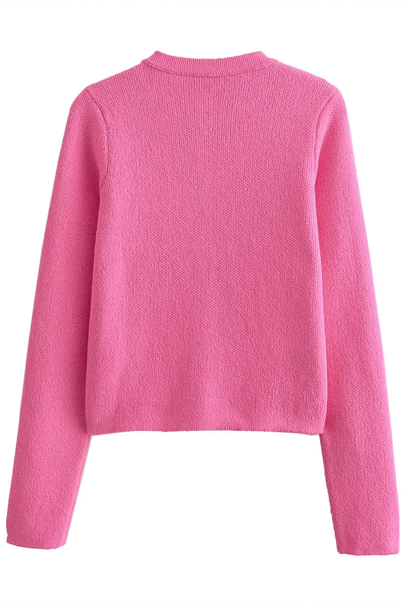 CS3382 Knitted Short Cardigan Outerwear