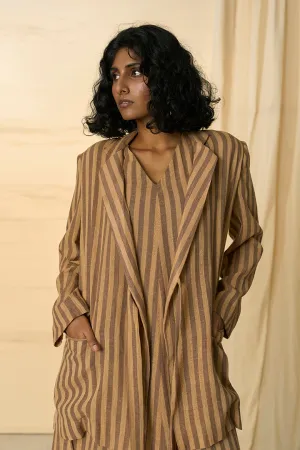 Desert Kala Cotton Tie Up Blazer