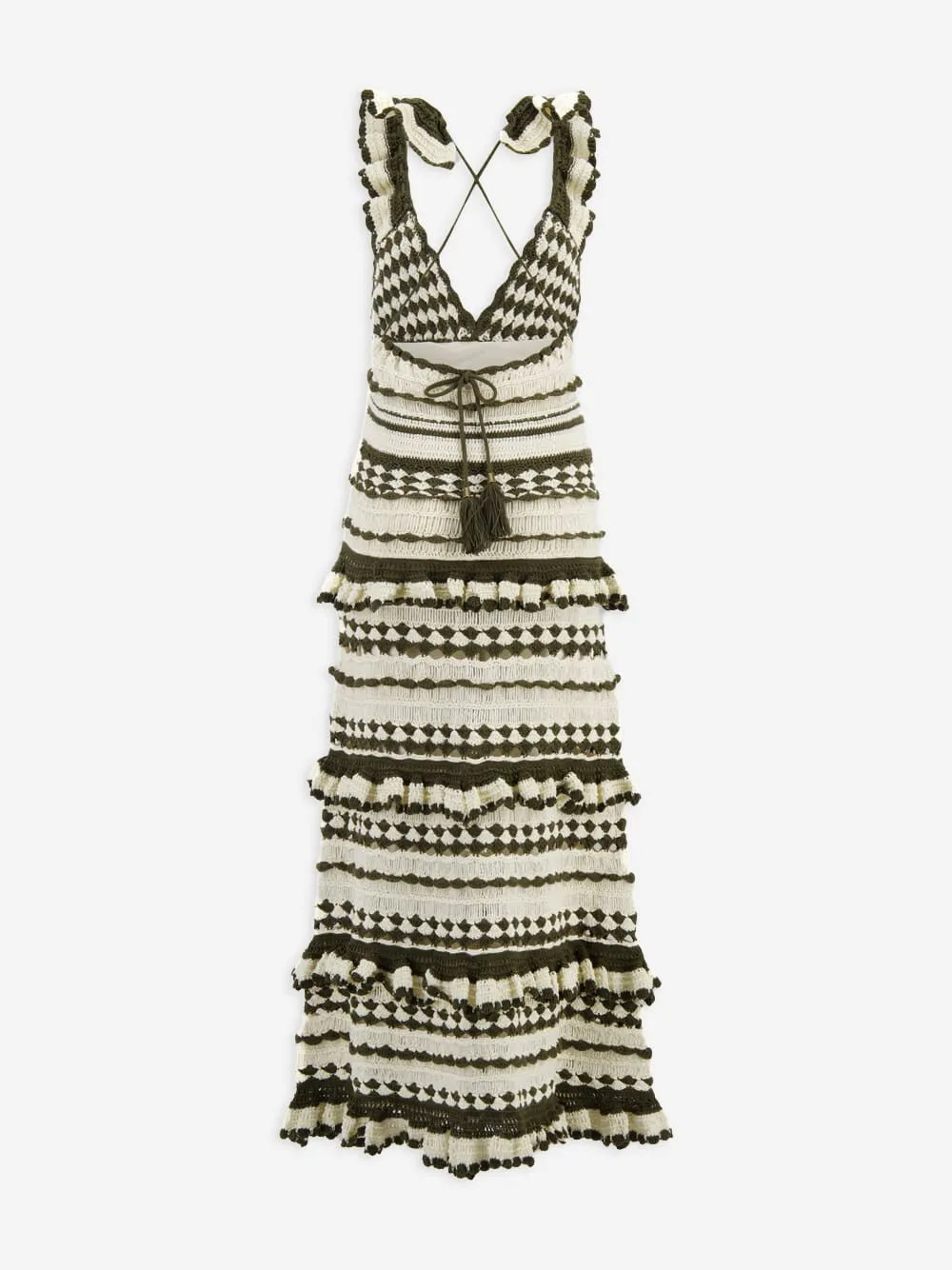 Devi Frill Crochet Dress