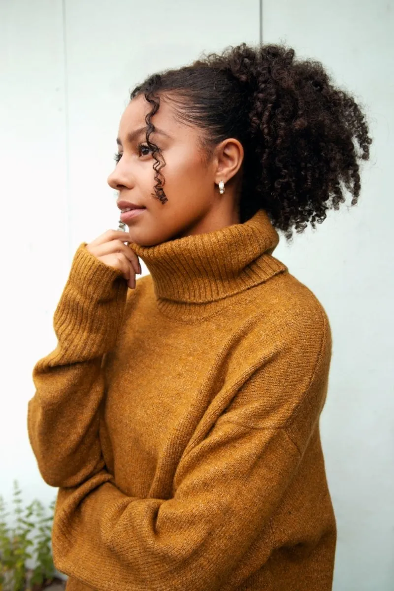 Dog Walker Chunky Cowl Sweater