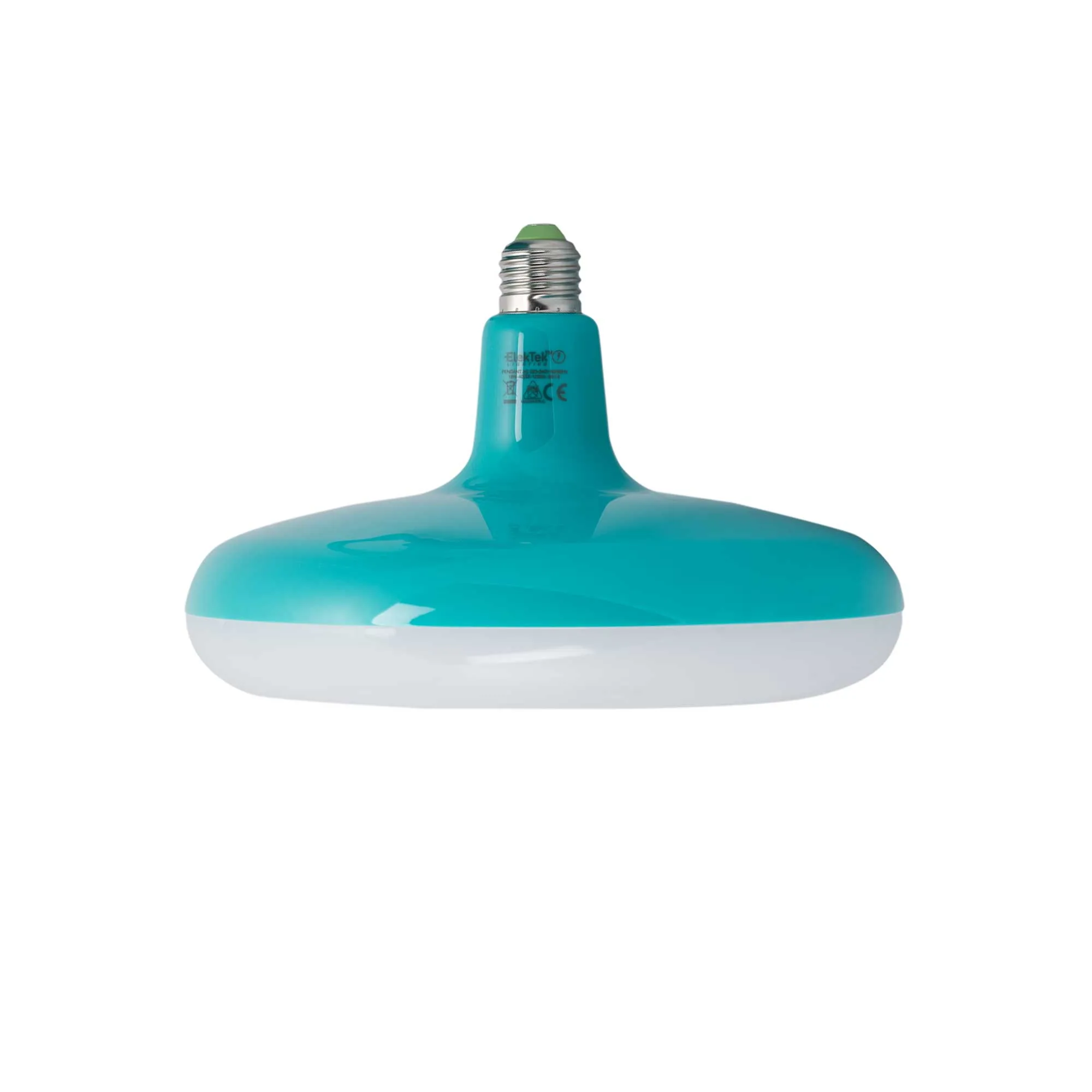 ElekTek Round LED E27 Bulb 220mm Dia 12 or 18 Watt Colours