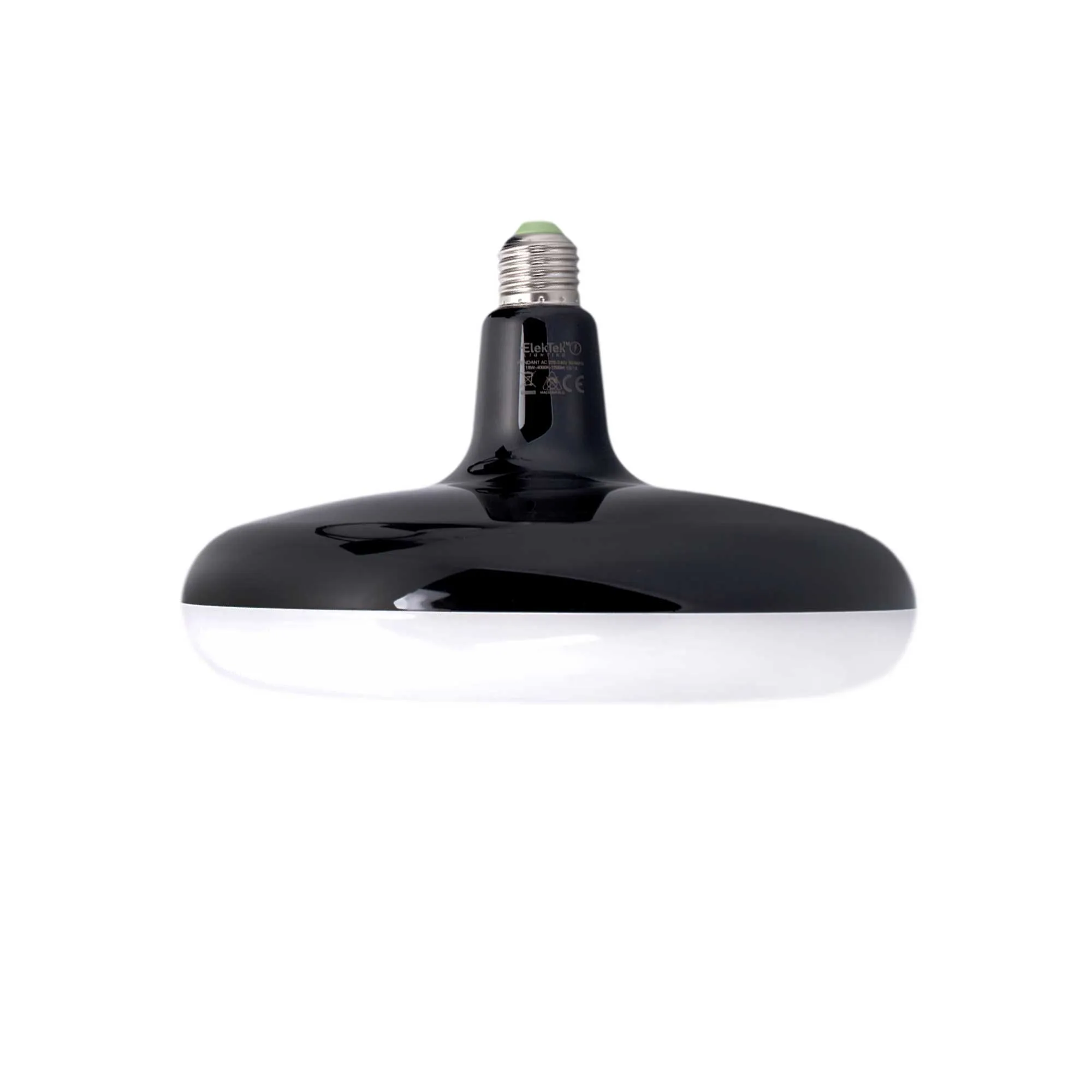 ElekTek Round LED E27 Bulb 220mm Dia 12 or 18 Watt Colours
