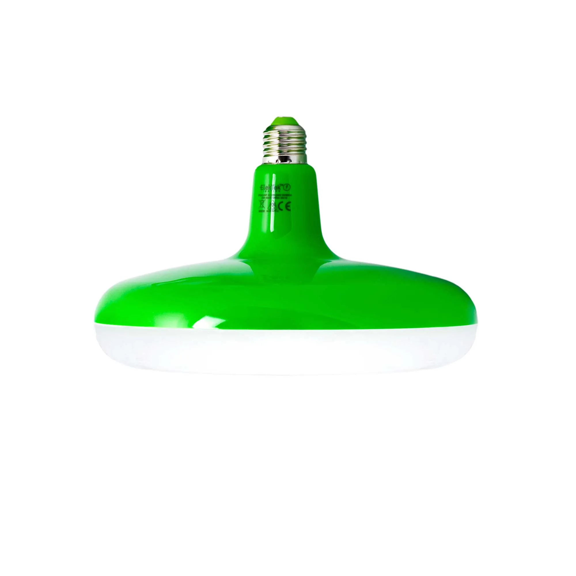 ElekTek Round LED E27 Bulb 220mm Dia 12 or 18 Watt Colours