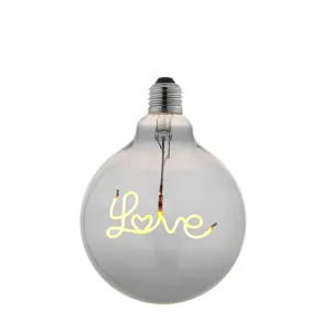 Endon 94505 Love Down 1lt Accessory Smoked glass 2W LED E27 Warm White