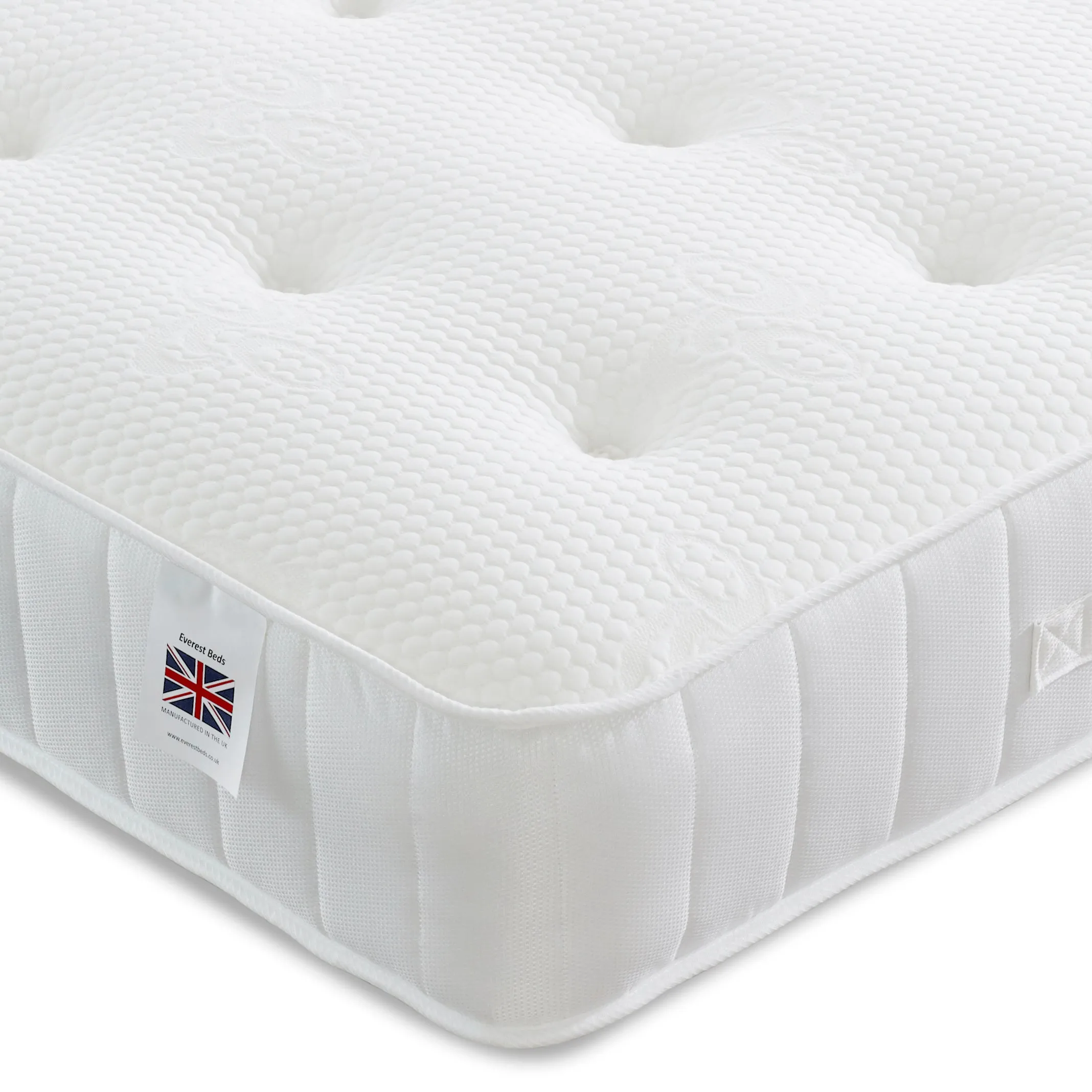 Everest Kensington Open Coil Cool Blue Mattress Medium Firm