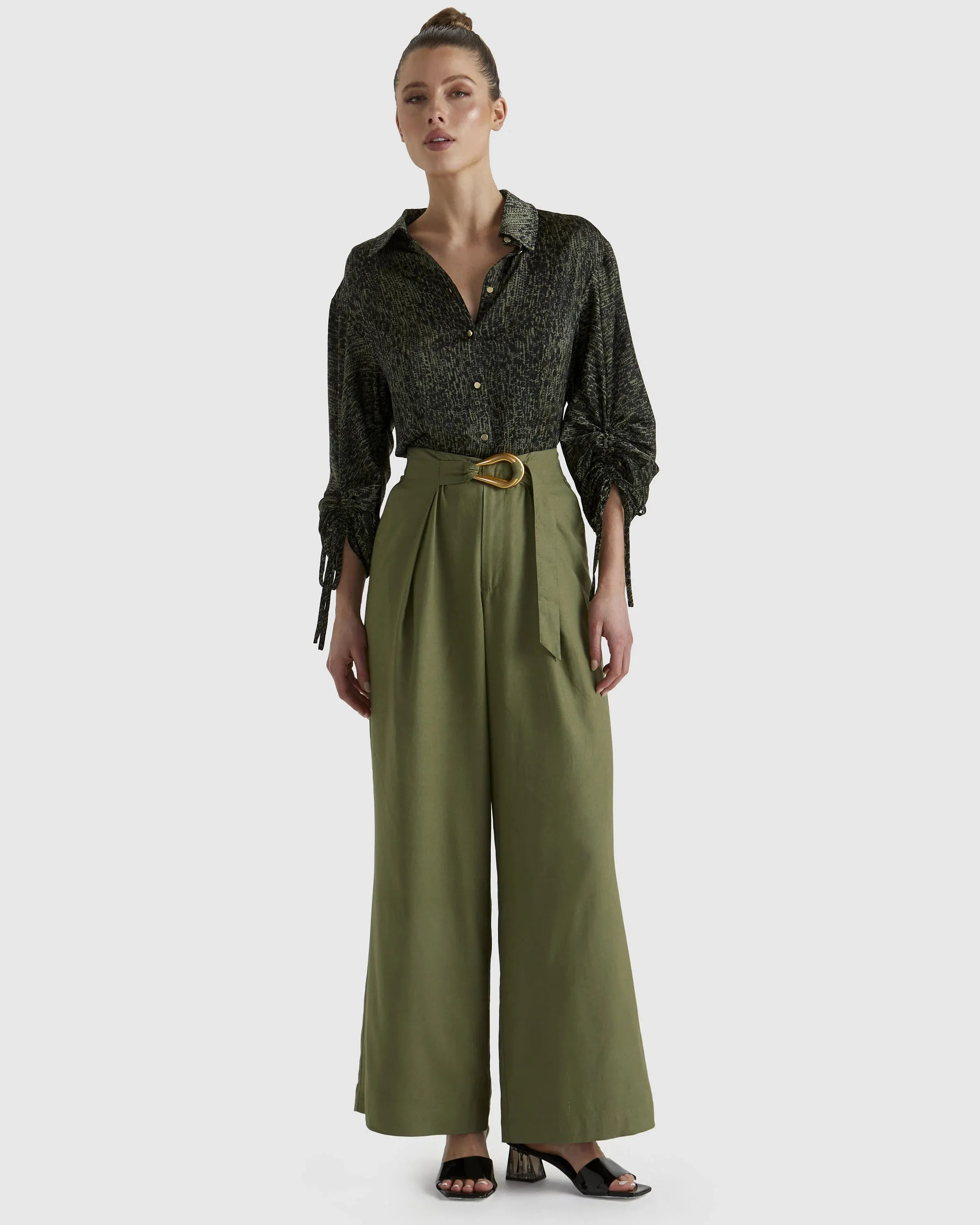 Explorer Shirt - Khaki Leopard