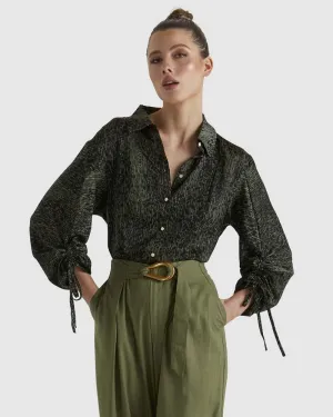 Explorer Shirt - Khaki Leopard
