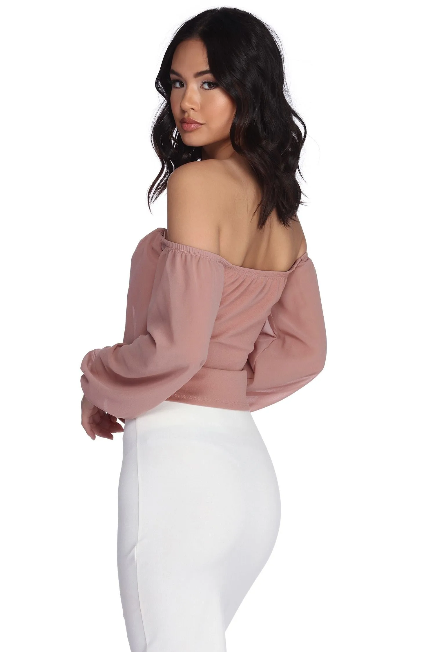 Feelin' Bubbly Chiffon Top