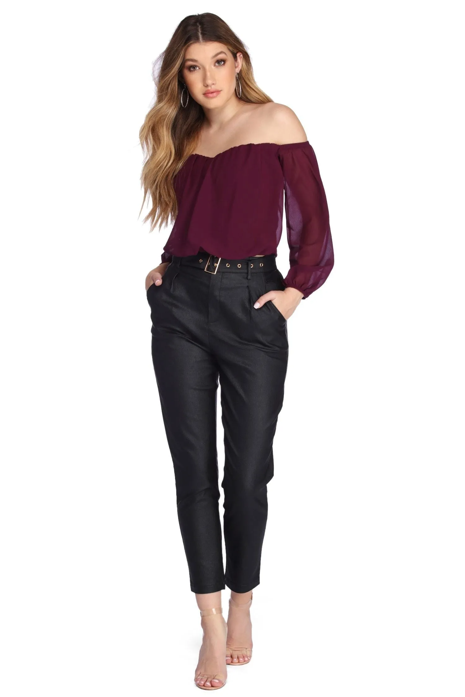 Feelin' Bubbly Chiffon Top
