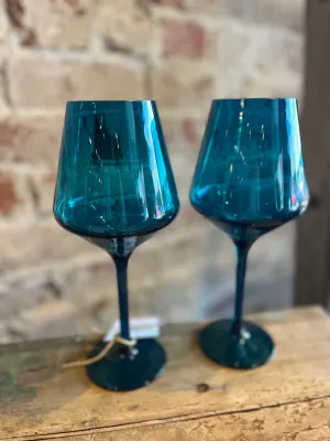 Floating Acrylic Glass Set- Aqua
