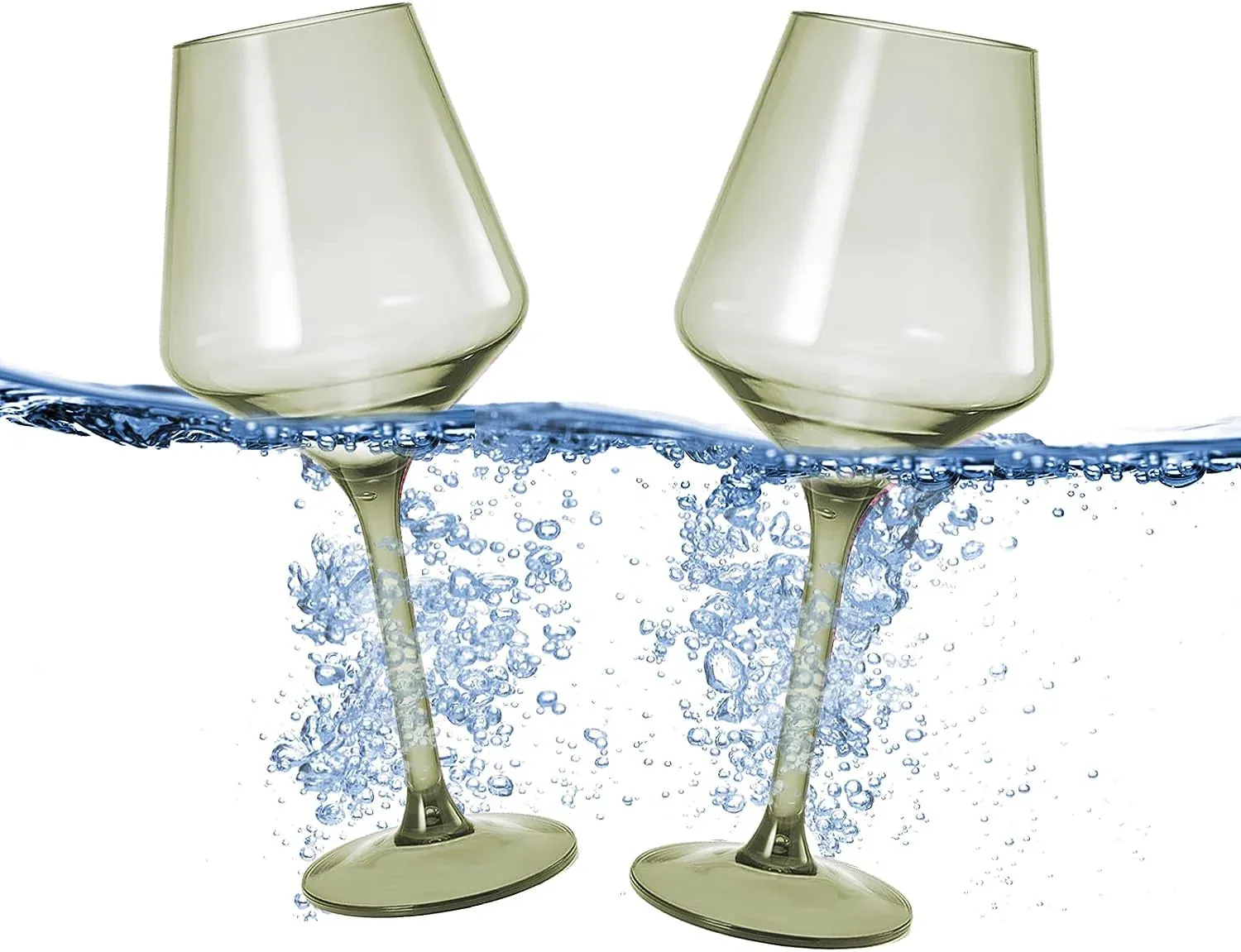 Floating Acrylic Glass Set-Light Green