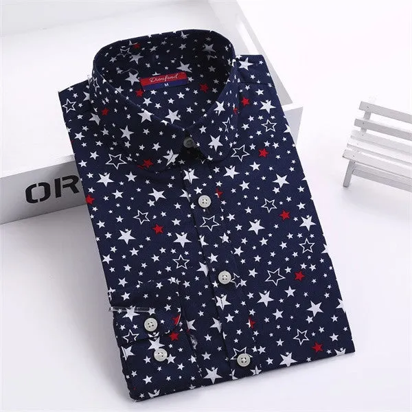 Floral Blouses Women Cotton Shirt Fashion Ladies Tops Female Plus Size Women Clothing Long Sleeve Blouse