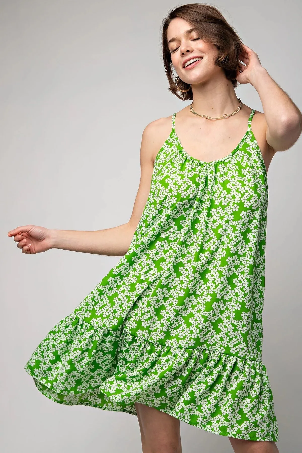 Floral Printed Cami Dress