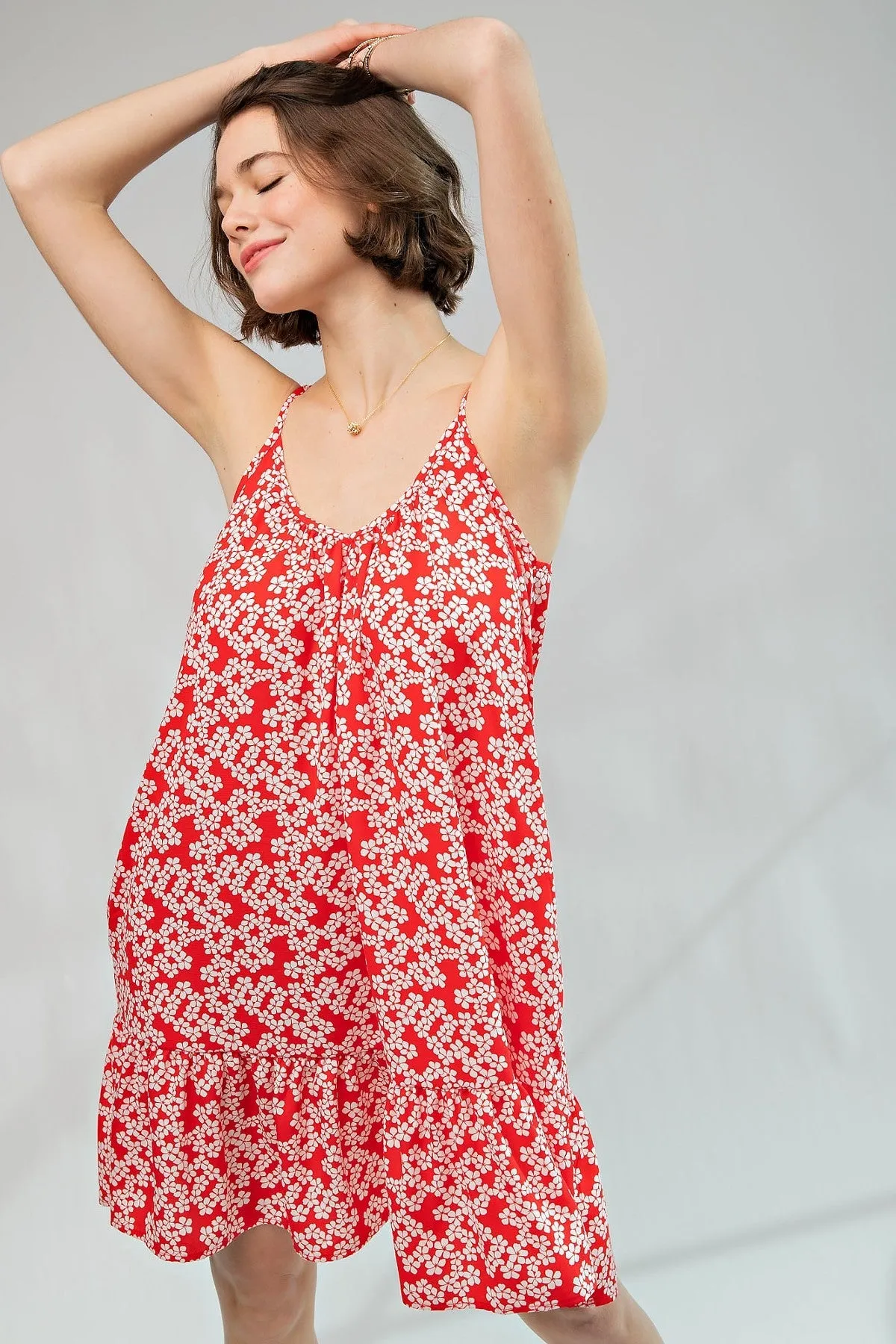 Floral Printed Cami Dress