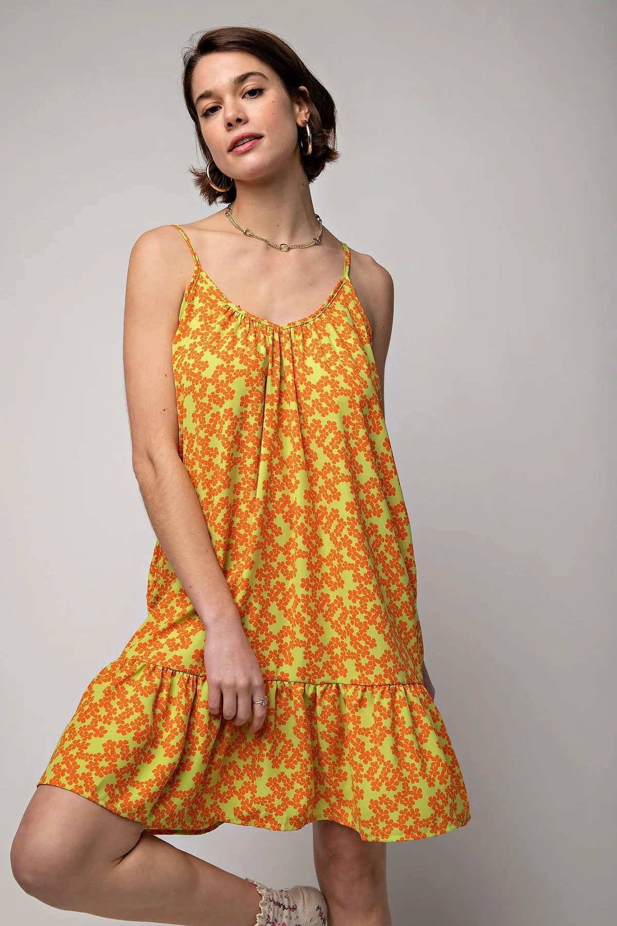 Floral Printed Cami Dress