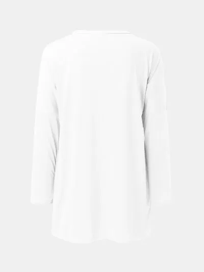 Full Size Round Neck Long Sleeve T-Shirt
