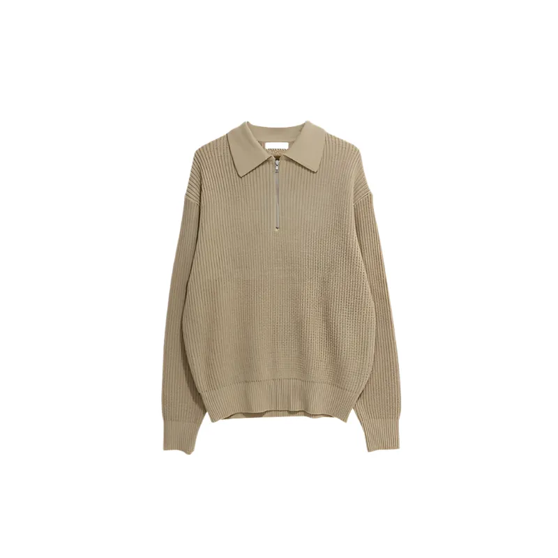 Giovanni – Zip-Up Knitted Sweater for Men