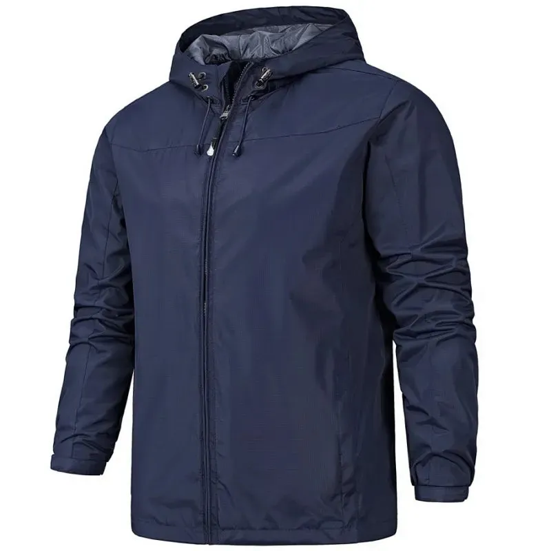 Gray water-resistant jacket