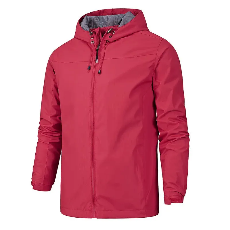 Gray water-resistant jacket