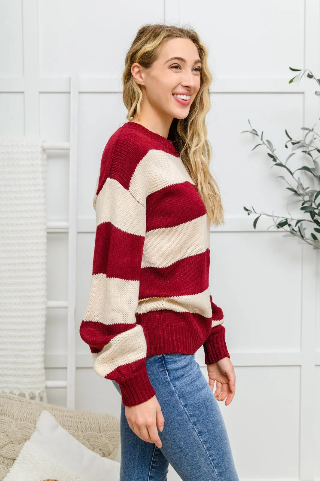 Hazel Blues® | Lucky Strike Top In Burgundy