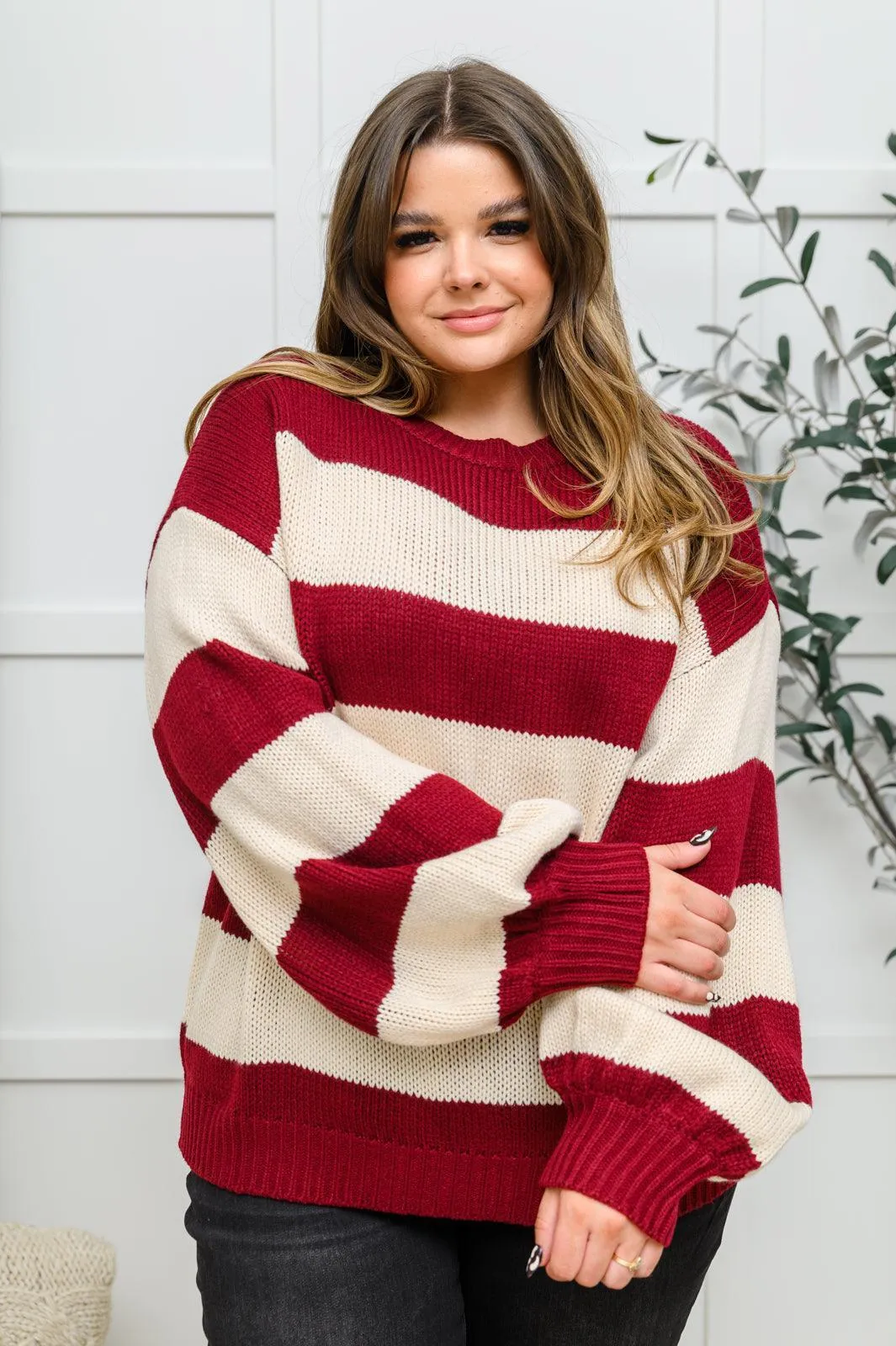 Hazel Blues® | Lucky Strike Top In Burgundy