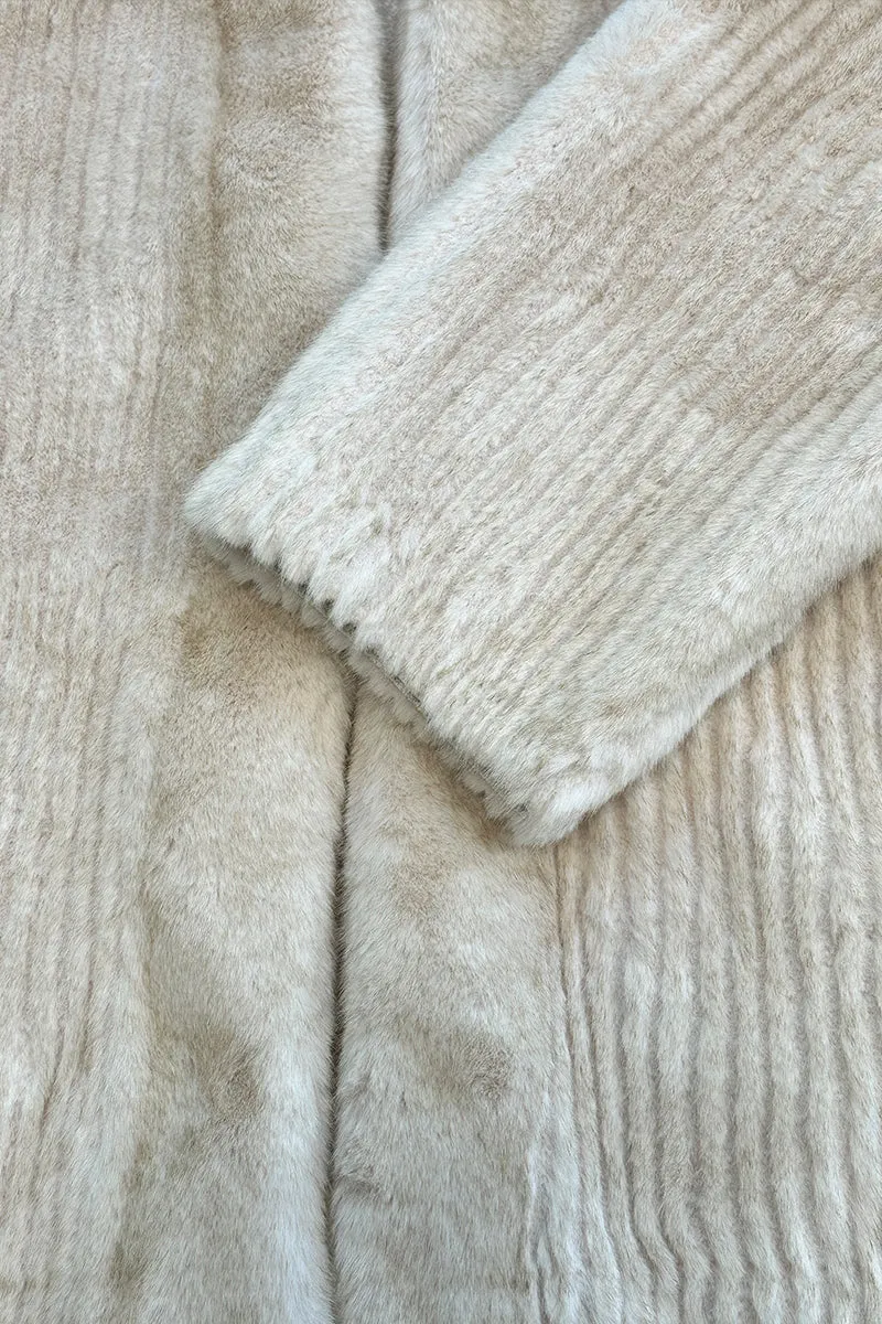 HCT003 Soft Faux Fur Coat Outerwear