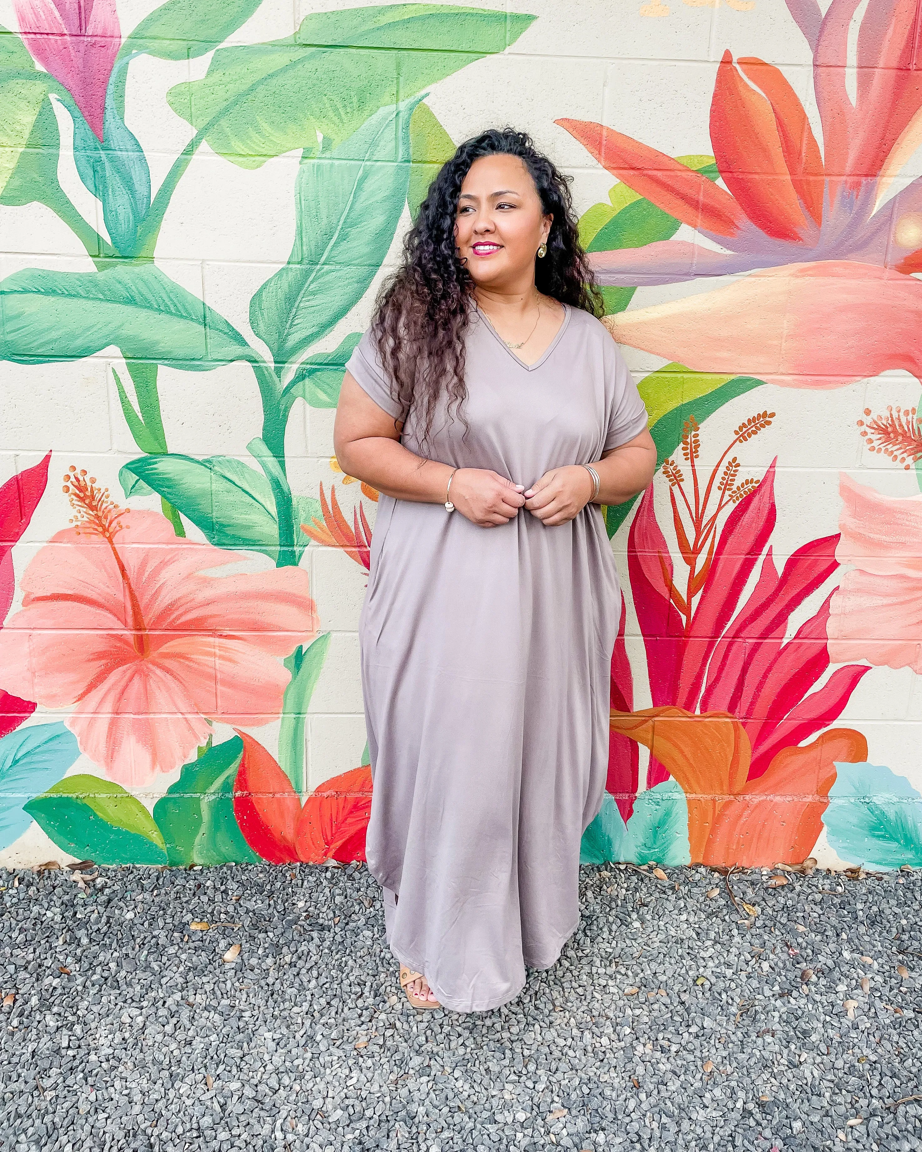 Heath Maxi Dress - Umami (2X)