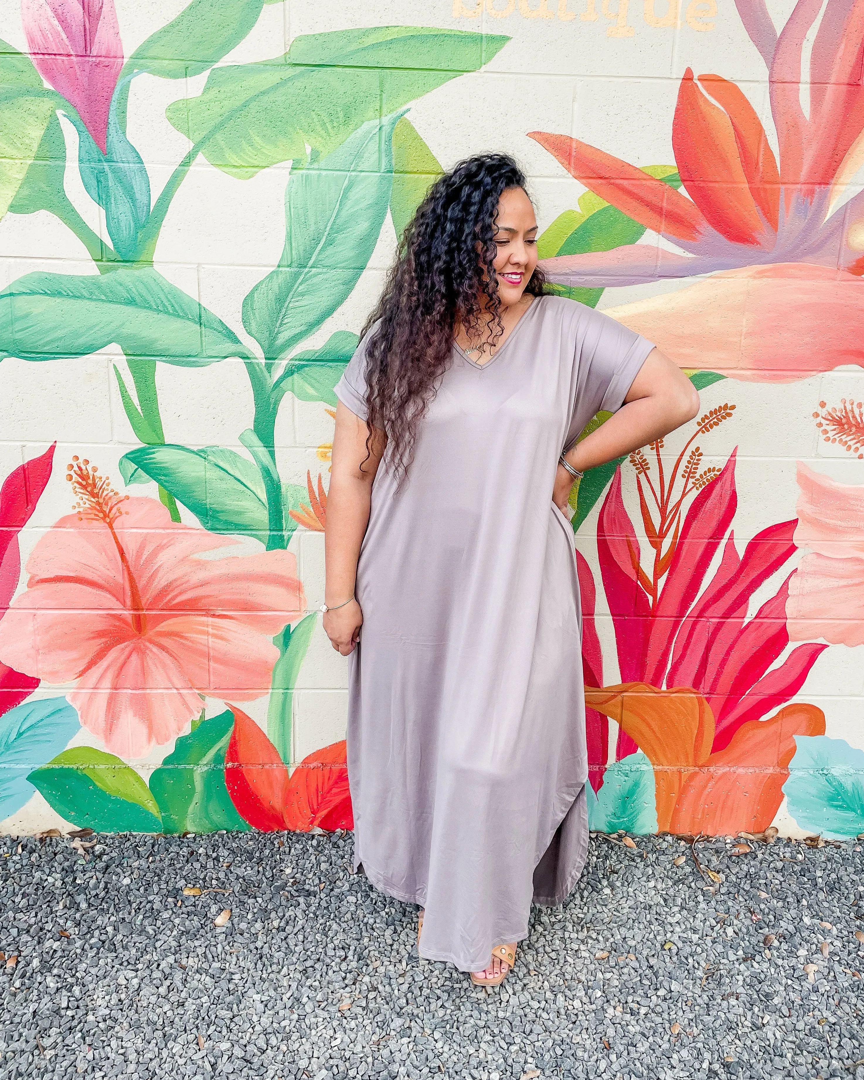 Heath Maxi Dress - Umami (2X)