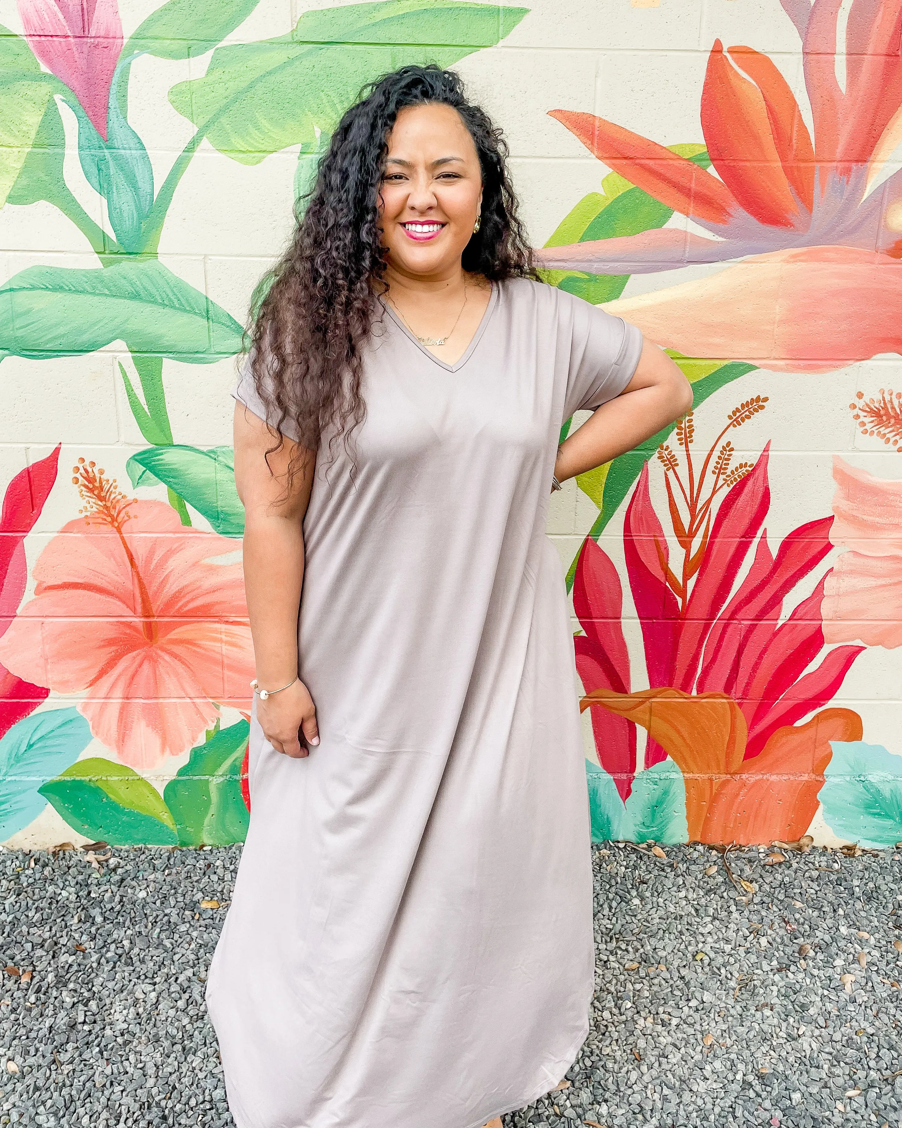 Heath Maxi Dress - Umami (2X)