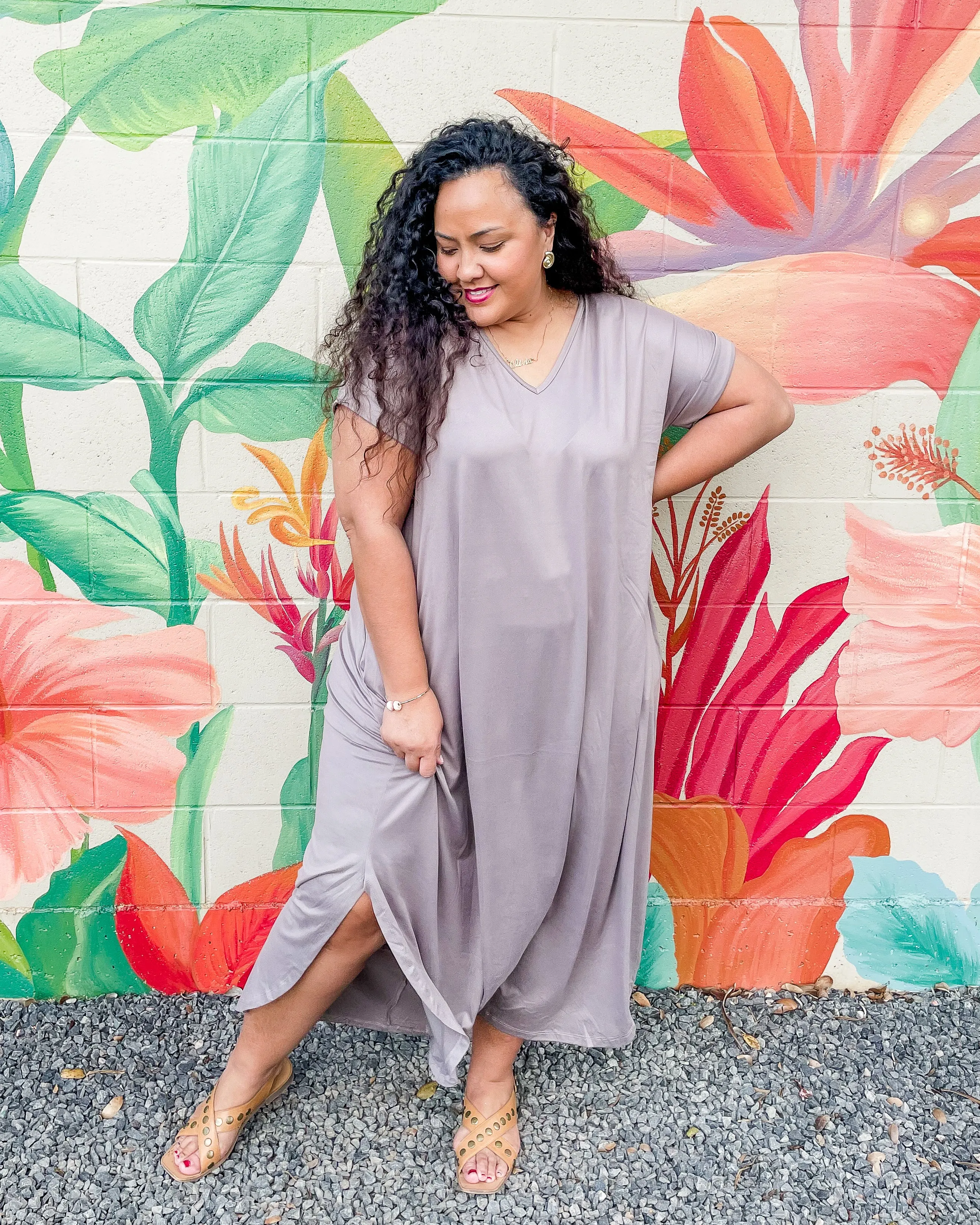 Heath Maxi Dress - Umami (2X)