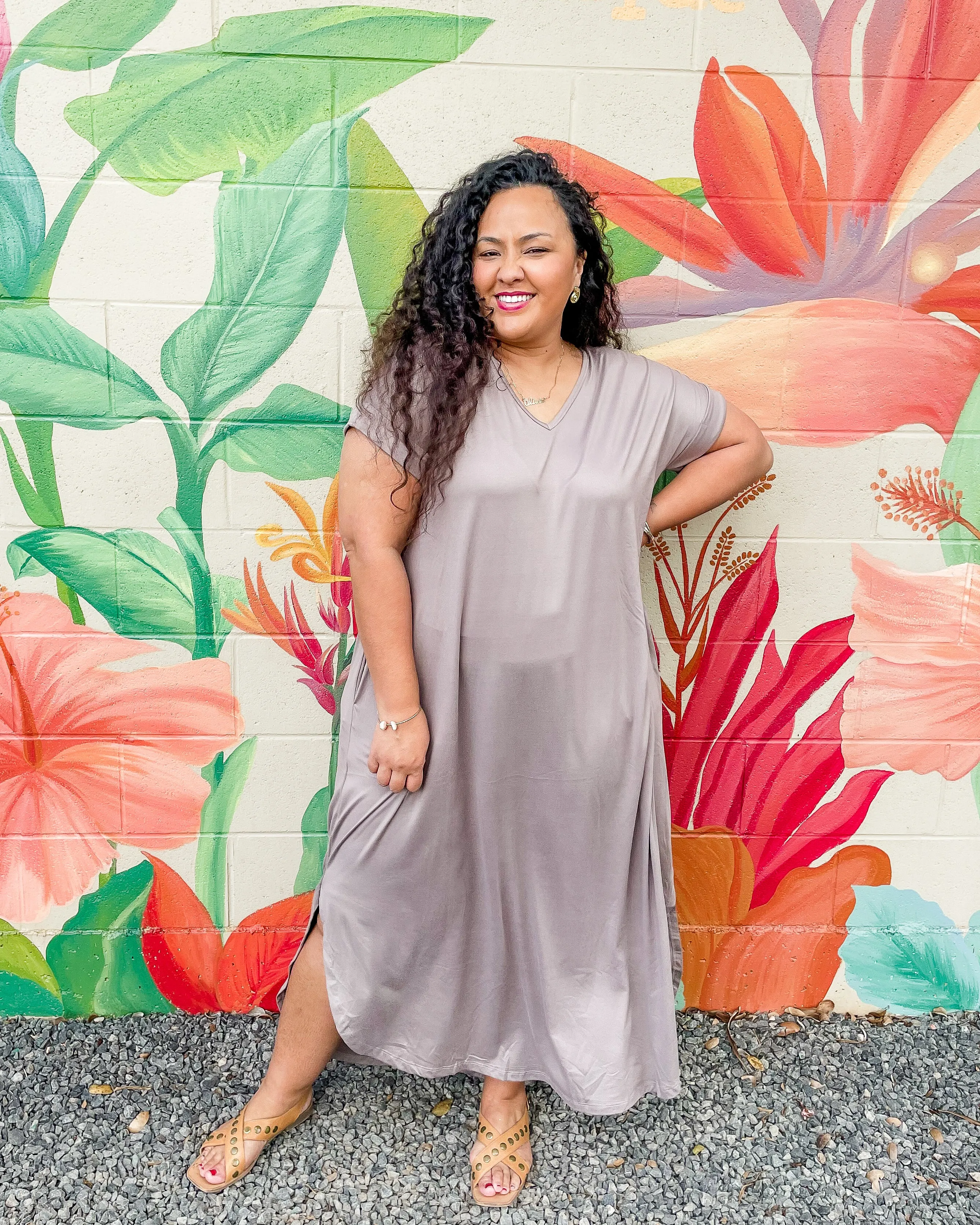 Heath Maxi Dress - Umami (2X)