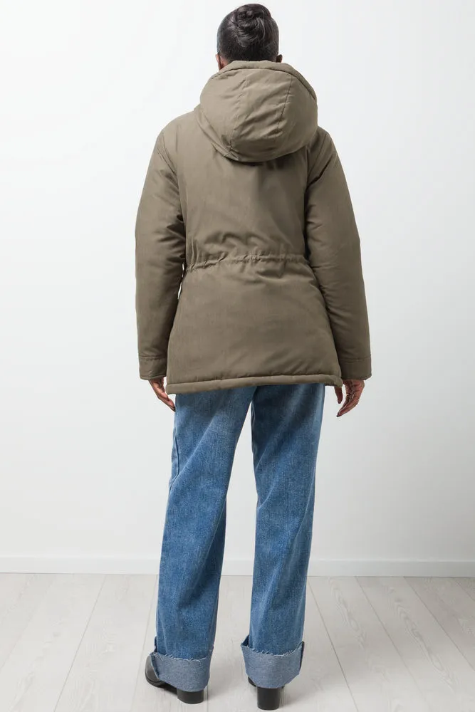 Hooded Parka Jacket Green
