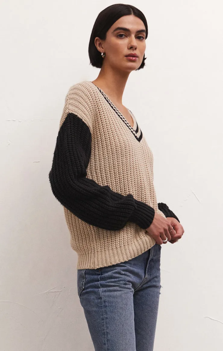 HUNTER VARSITY V-NECK SWEATER