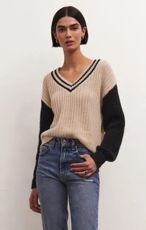 HUNTER VARSITY V-NECK SWEATER