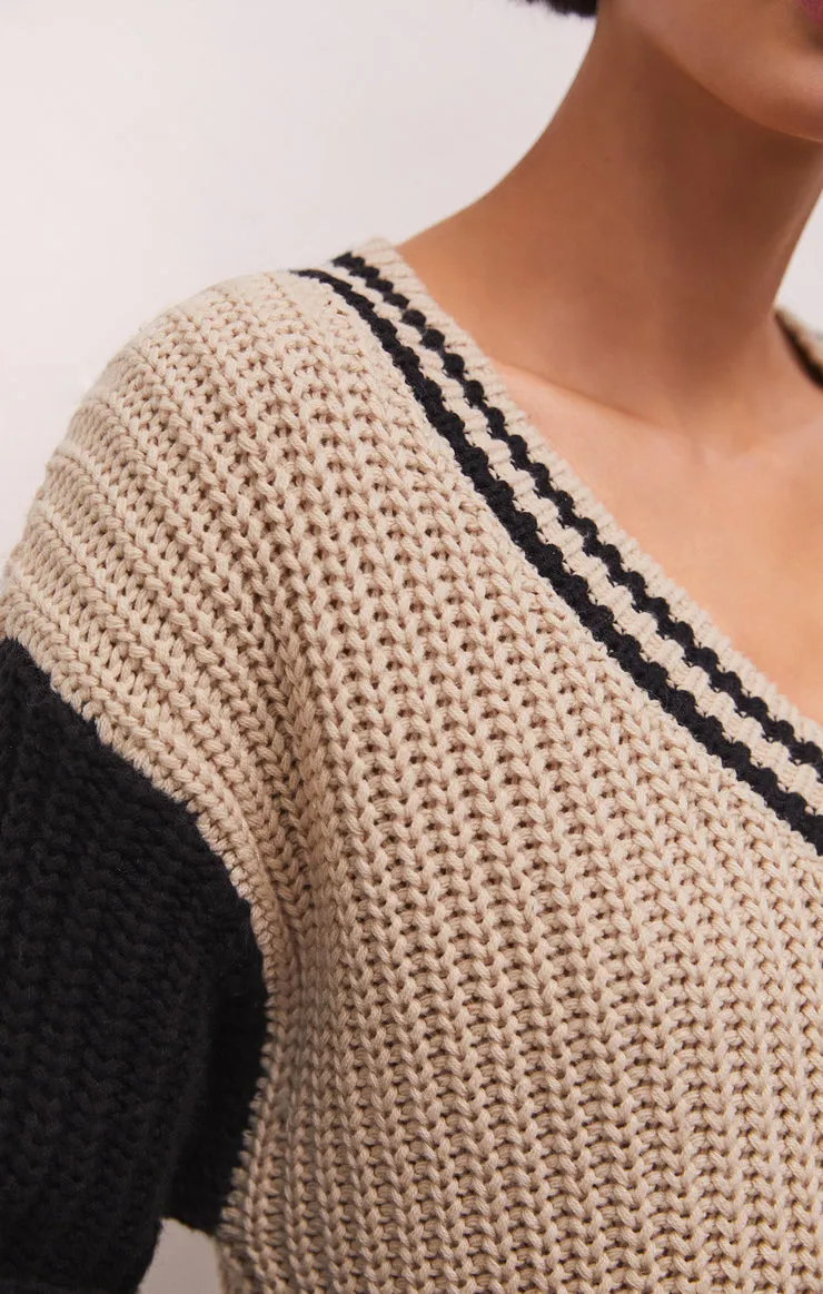 HUNTER VARSITY V-NECK SWEATER