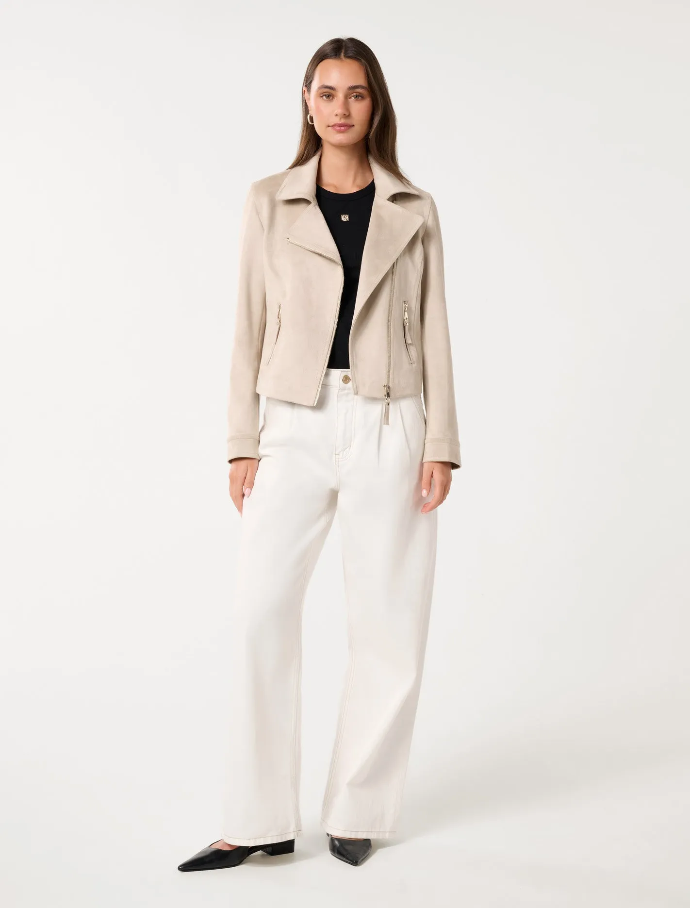 Indie Suede Biker Jacket