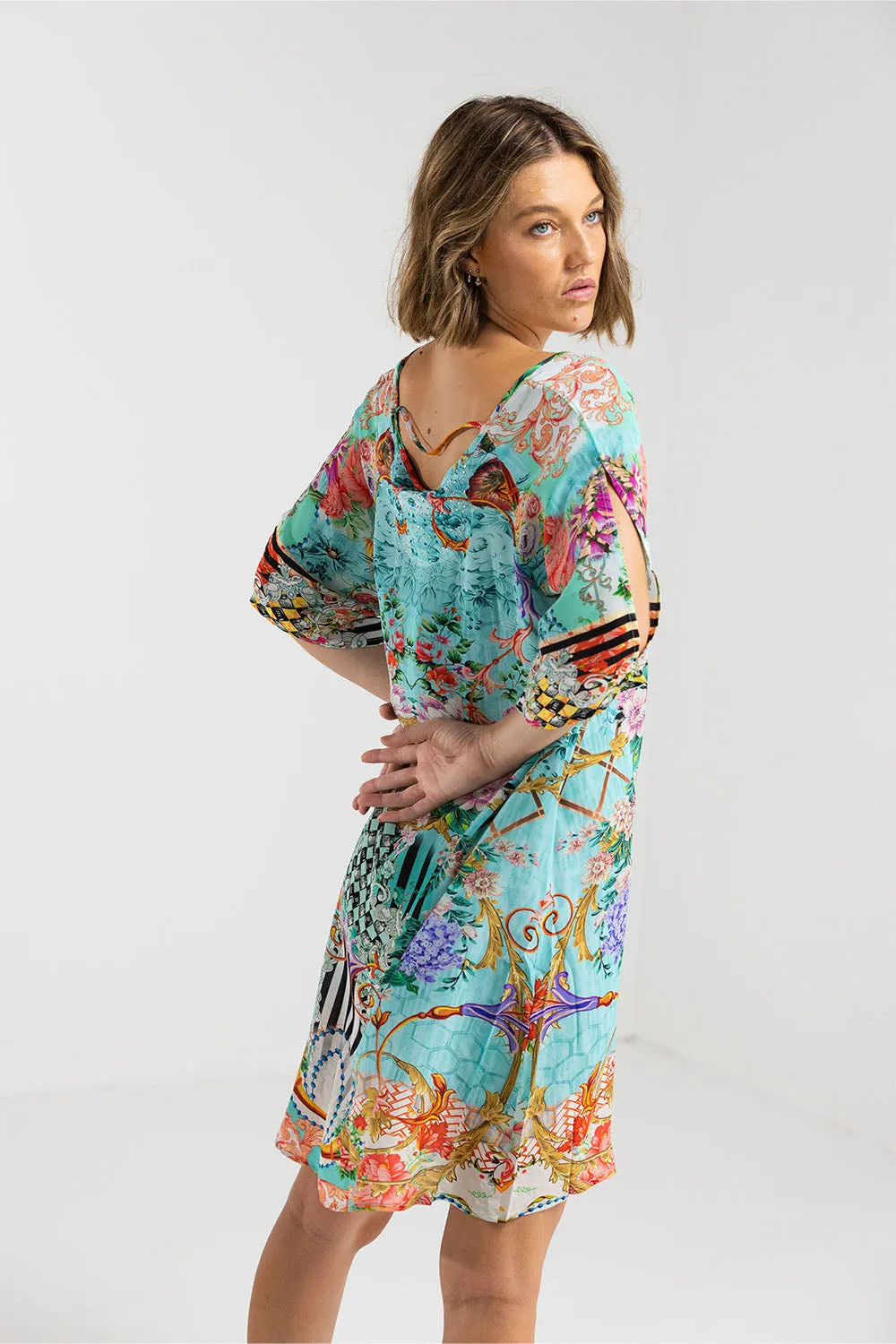 Inoa Slit Sleeve Dress Palermo I22s13