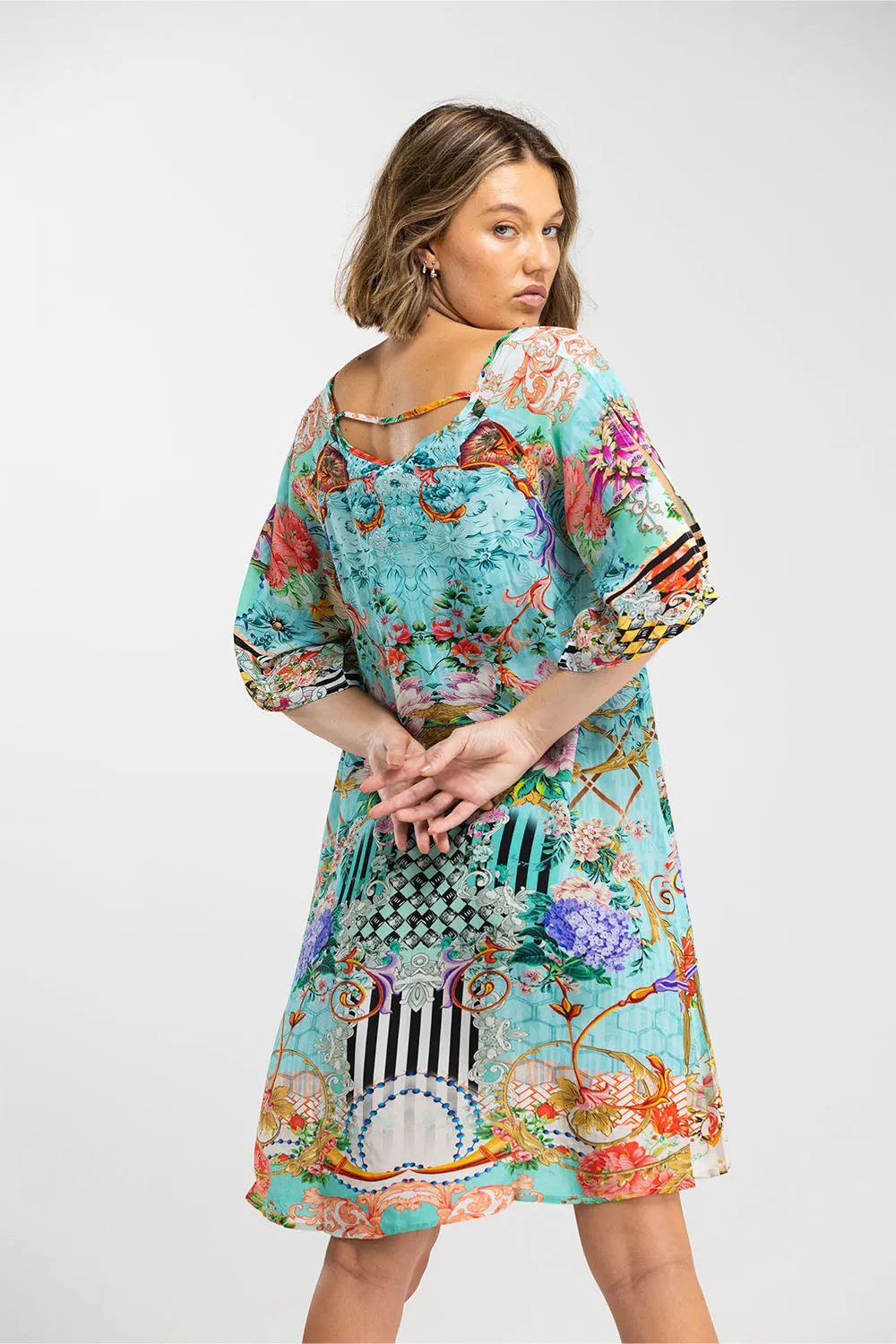 Inoa Slit Sleeve Dress Palermo I22s13