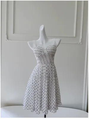 JazzHer Simple A line Spaghetti Straps Chiffon Short Homecoming Dresses Birthday Outfit (PRE-ORDER)