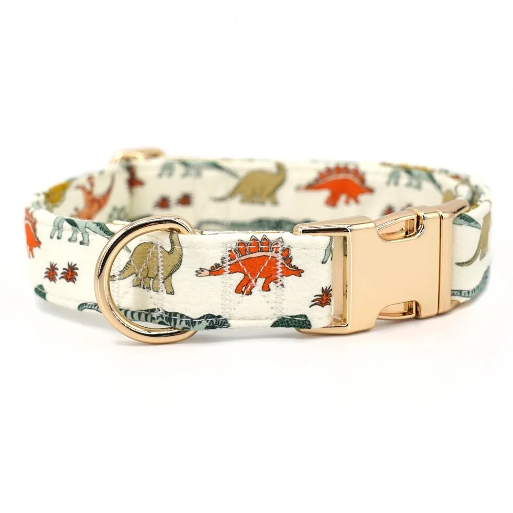 Jurassic World Personalized Bow Collars And Leash Sets