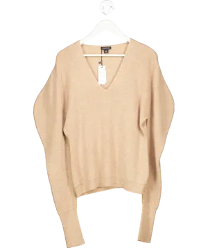 Karen Millen Knitted Beige Sweater UK M