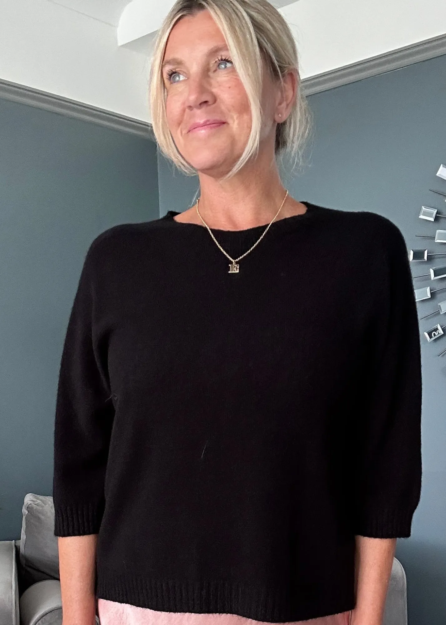 Khaki Half Sleeve Jumper