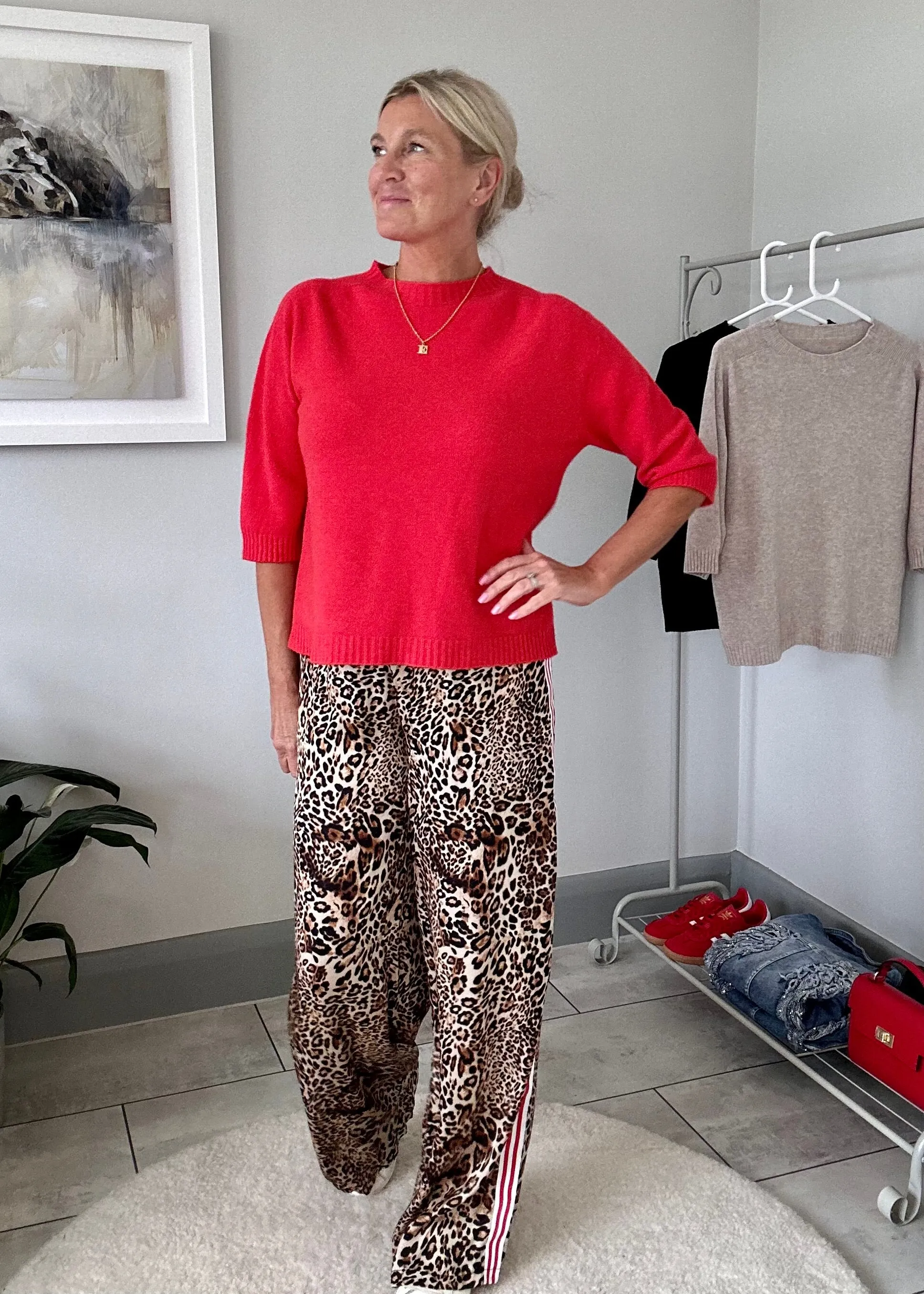 Khaki Half Sleeve Jumper