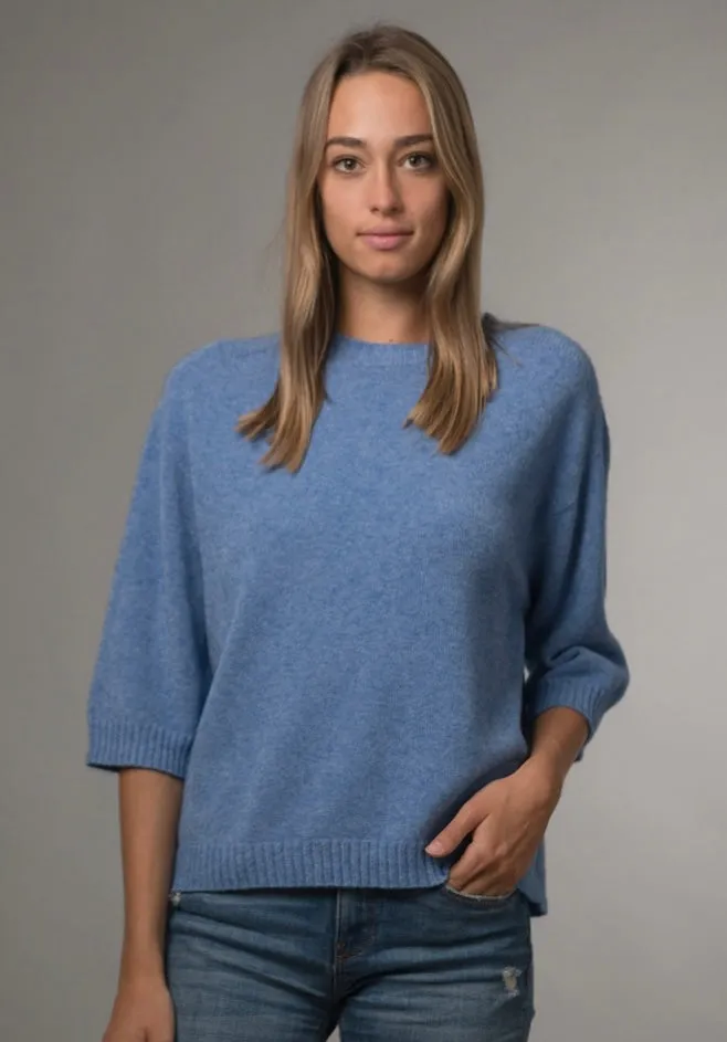 Khaki Half Sleeve Jumper