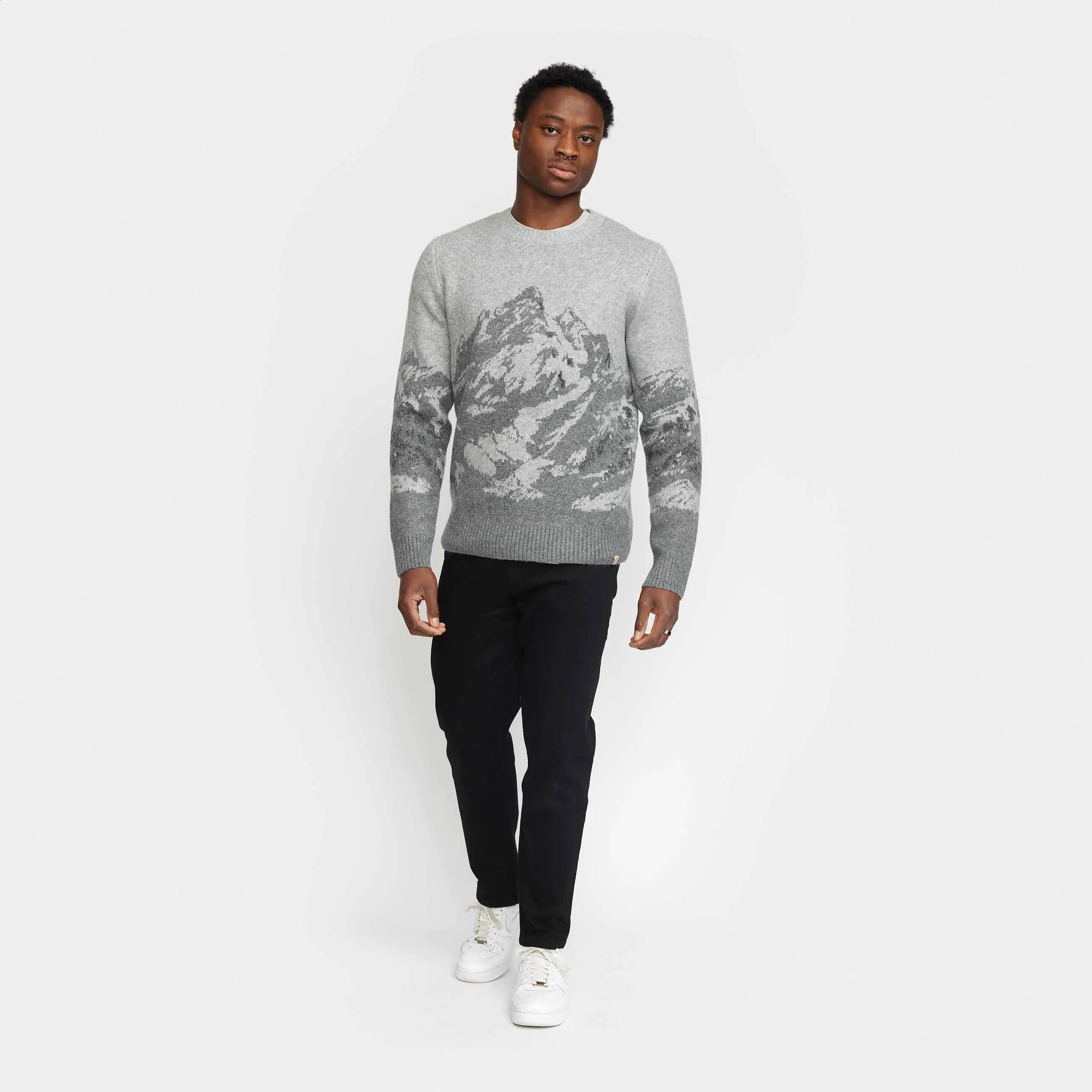 Knit Sweater / 6592 - Grey