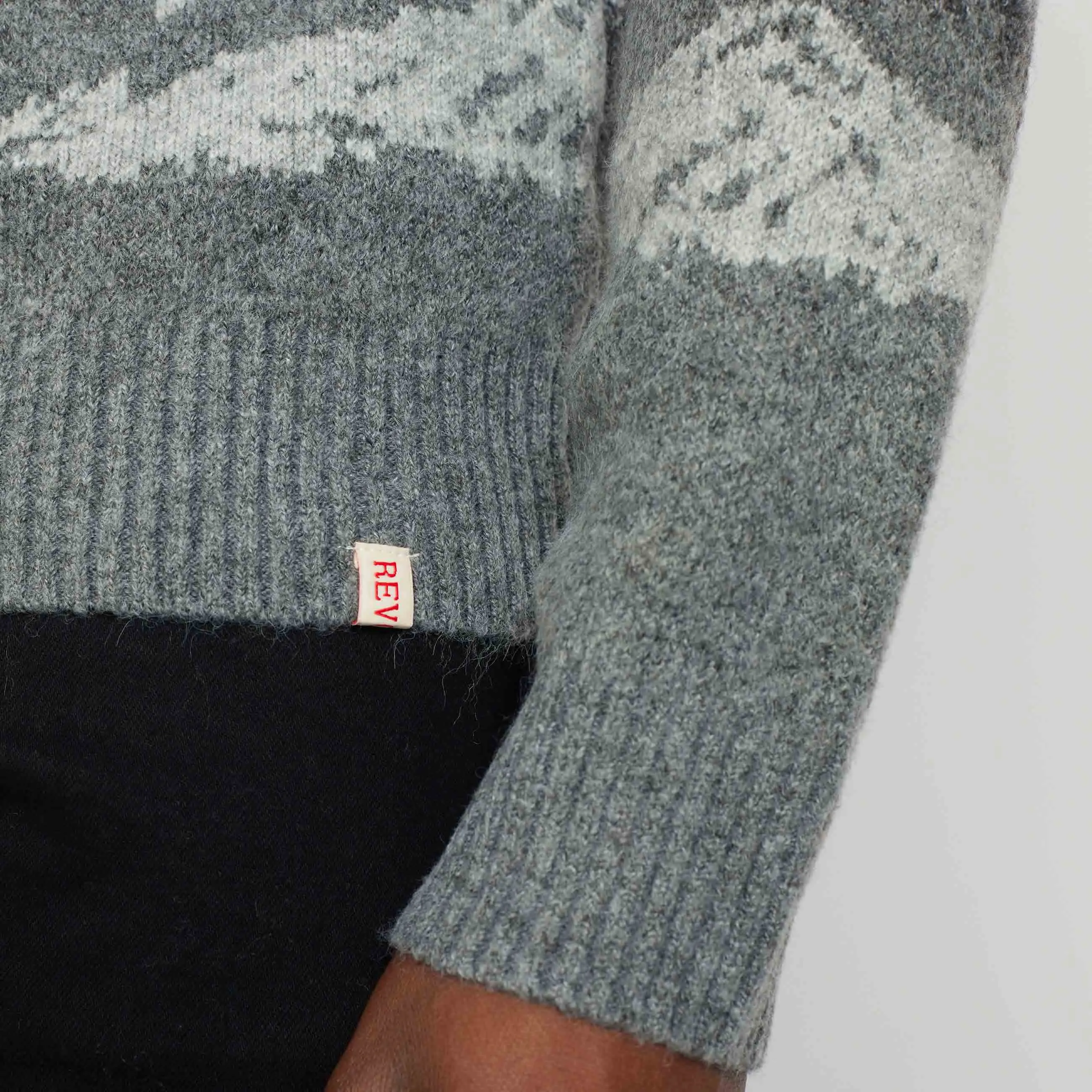 Knit Sweater / 6592 - Grey